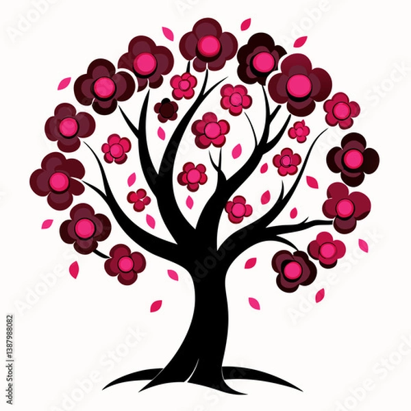 Fototapeta tree with heart