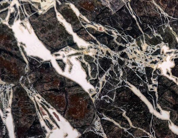 Fototapeta Rock minerals extracted with mining 