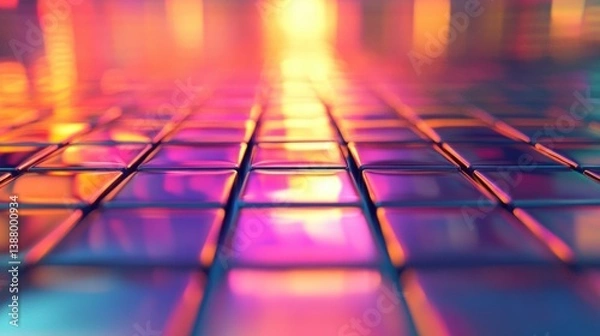 Obraz Abstract geometric flow