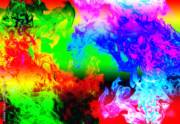 Obraz Fire battle texture background gradient