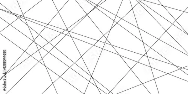 Fototapeta Abstract line background. abstract black lines with white background creative and geometric shape with black luxury pattern and paper texture design in illustration with black line background.