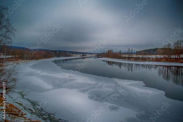 Obraz Winter River