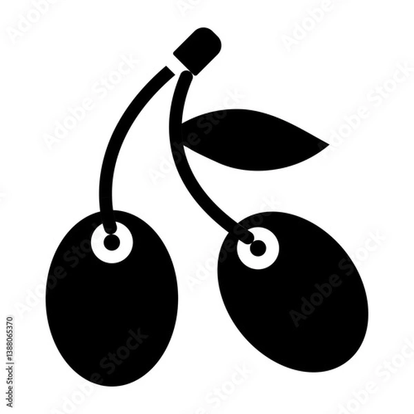 Obraz Olive line icon