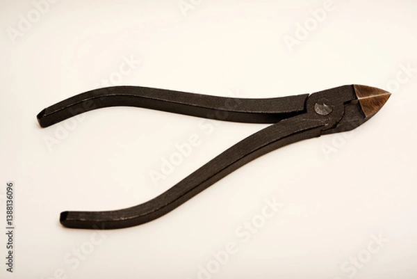 Obraz Metal wire cutters for electronics. A tool for cutting wires.