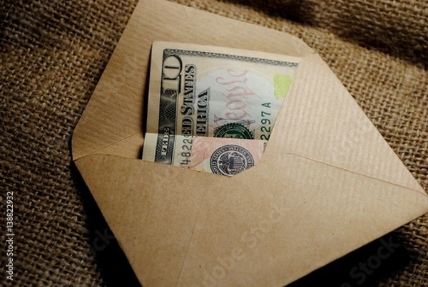 Obraz an envelope with money