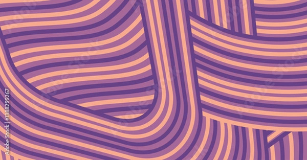 Fototapeta Abstract colored background textured irregular wave striped lines. seamless geometric pattern design for certificates, invitations, textiles, apparel, covers, banners and more.