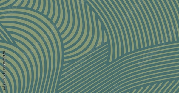 Fototapeta Abstract colored background textured irregular wave striped lines. seamless geometric pattern design for certificates, invitations, textiles, apparel, covers, banners and more.