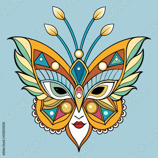 Fototapeta butterfly vector illustration