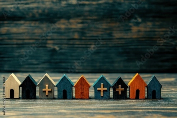 Obraz Worshiping together at home, the home church community streams online church services as part of their mission