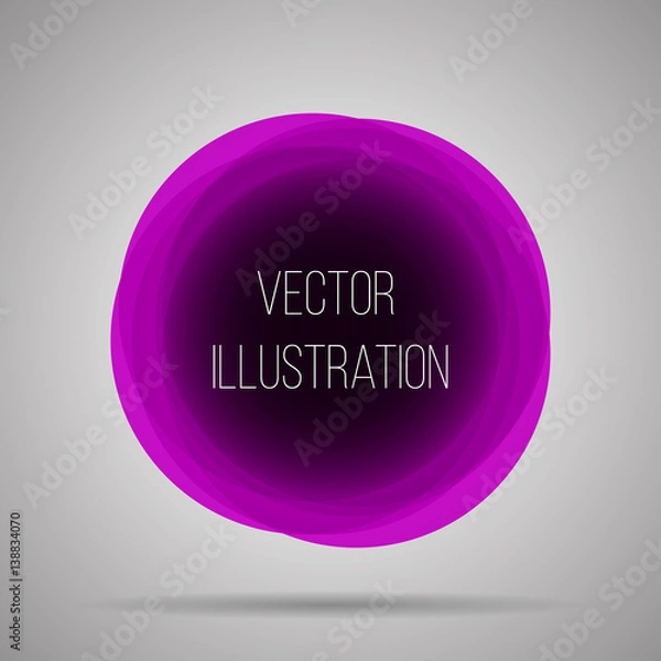 Fototapeta Abstract swirling banner . Intersection curves. The energy flow tunnel. Vector. purple, violet