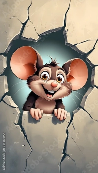 Obraz mouse and cheese