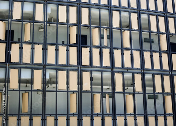 Fototapeta Building with windows instead of walls