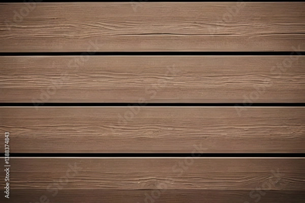 Obraz Horizontal Wooden Planks with Natural Texture – Brown Wood Panel Background Plank