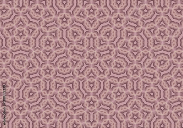 Fototapeta Seamless Textile Endless Background Shape Digital Geometric Symmetric Visual Perspective Wallpaper Graphic Fabric Decoration Luxury Design Template Texture Tile Art Cloth Interior Fashion Pattern.