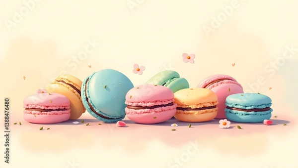 Obraz MACARON COLORS