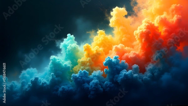 Obraz kaleidoscope of radiant colors