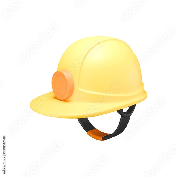 Obraz Construction Safety Helmet 3D Icon