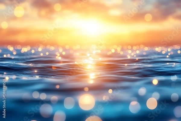 Obraz Sunset over Sparkling Ocean