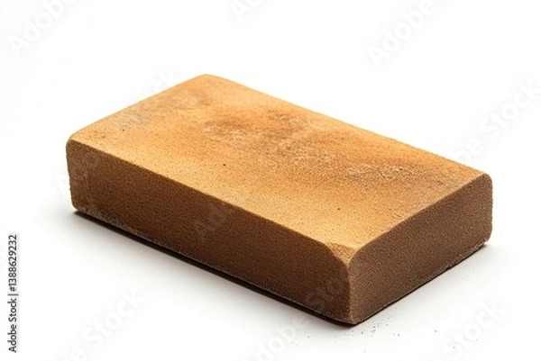 Obraz Sanding block isolated on white background