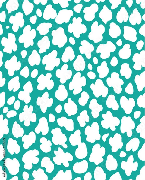 Fototapeta A seamless leopard print pattern, Abstraction leopard Fashion pattern