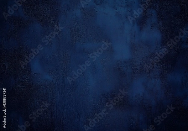 Fototapeta Deep Blue Abstract Texture with Subtle Brushstrokes Evoking a Calm and Serene Atmosphere