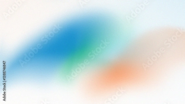 Obraz Soft light gradient effect with watercolor background with soft mesh gradient backgroujnd