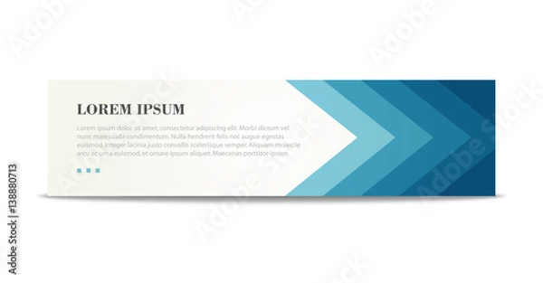 Fototapeta Corporate Design Welcome Banner, Minimalistic Banner, flyer with abstract background