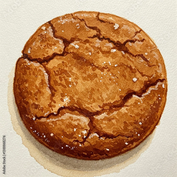 Obraz ginger snap watercolor illustration