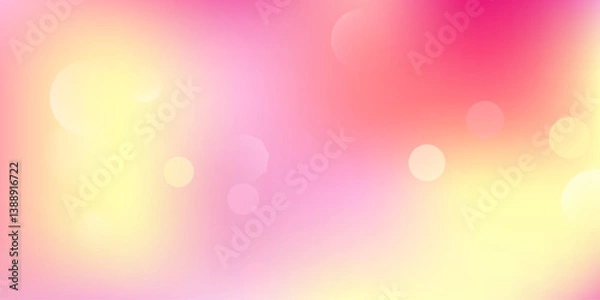 Fototapeta Abstract pink background with bokeh