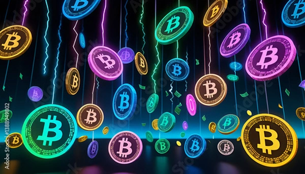 Obraz seamless pattern with numbers