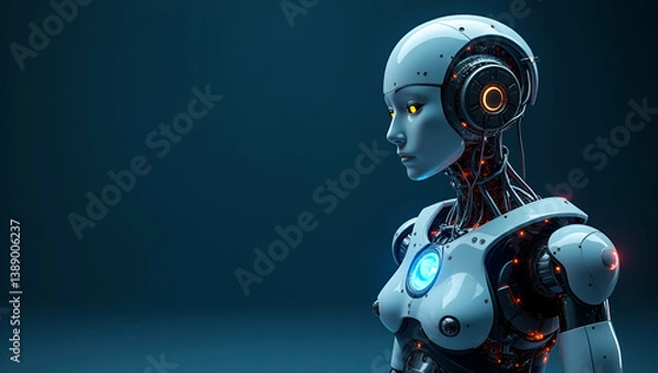 Fototapeta Showcasing innovative neural network robotics solutions driven by deep learning and advanced sensor fusion to enable adaptive automation and intelligent task execution. in  Photo Stock  Concept  and e