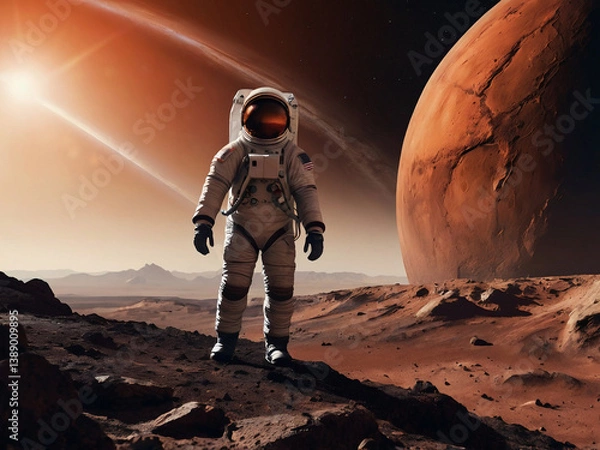 Obraz Shadows stretch long on distant plains