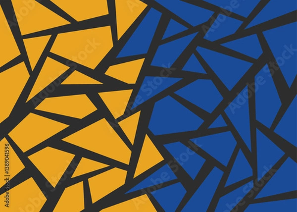 Obraz Abstract background with geometric lines pattern. Abstract interior wallpaper