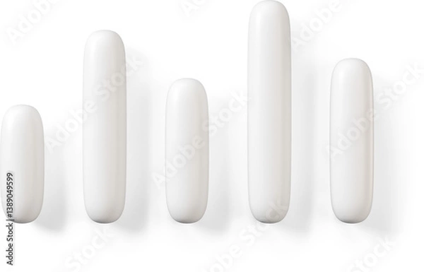 Fototapeta Bar chart icon