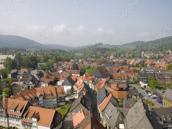 Fototapeta Blick auf Goslar