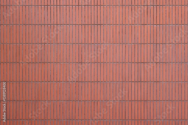 Obraz Orange brick wall background.