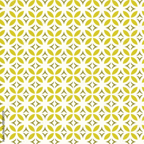 Fototapeta seamless pattern with yellow flowers
