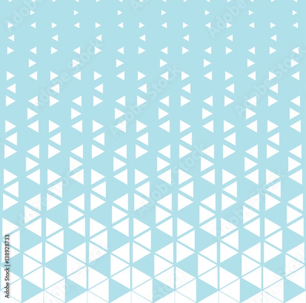 Fototapeta abstract geometric halftone triangle gradient pattern background