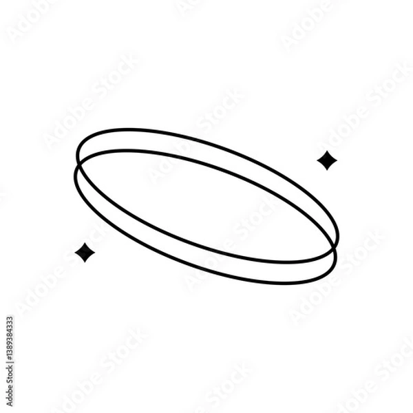 Fototapeta Aesthetic Geometric Line