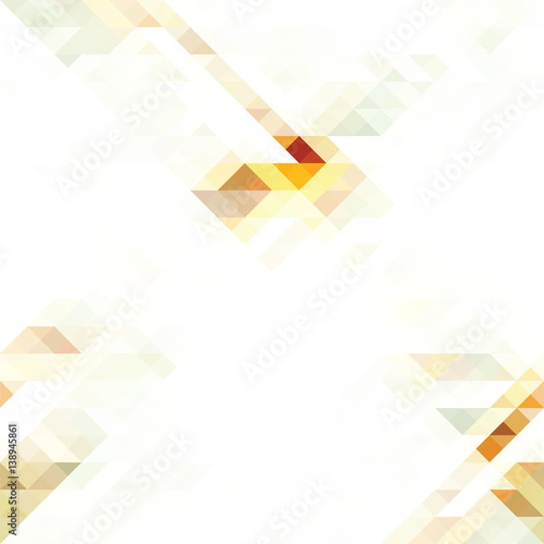 Obraz Triangle vector background