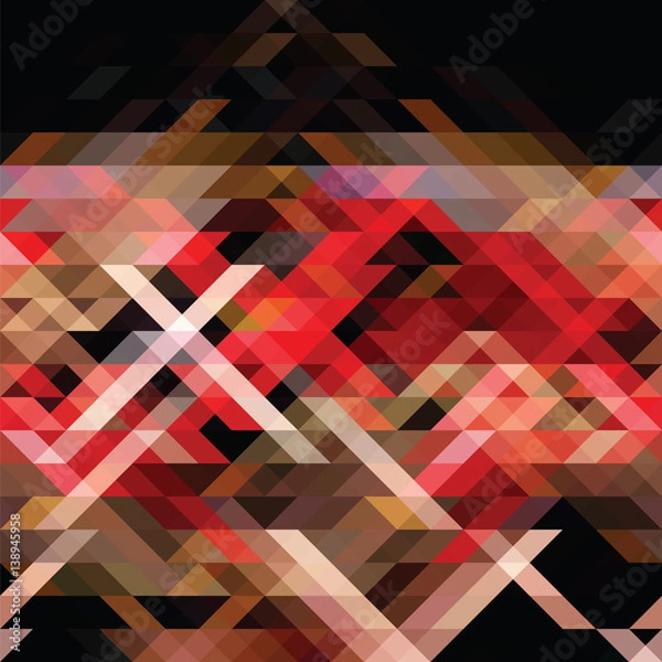 Obraz Triangle vector background