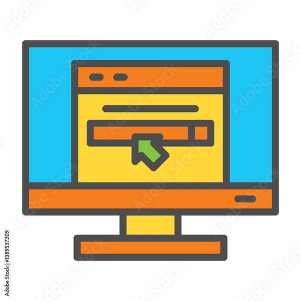 Fototapeta Search Engine Icon