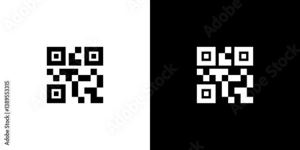 Fototapeta Detailed QR Code
