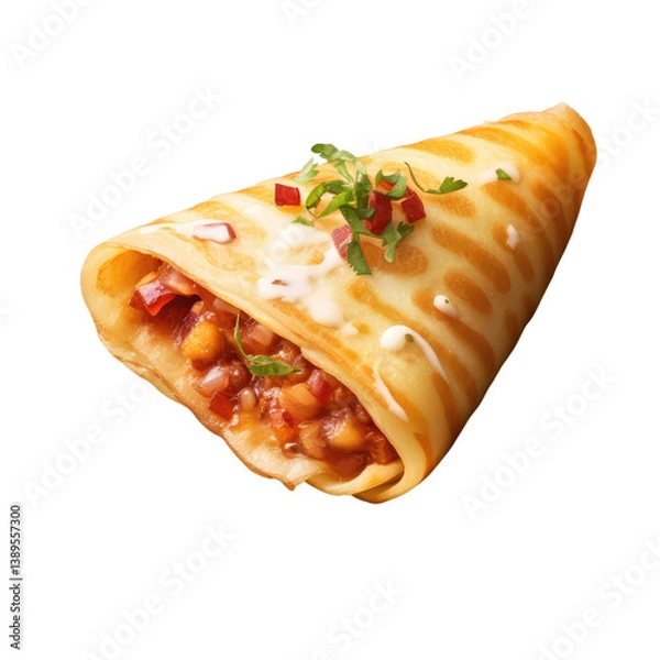 Obraz Pancakes with Salmon