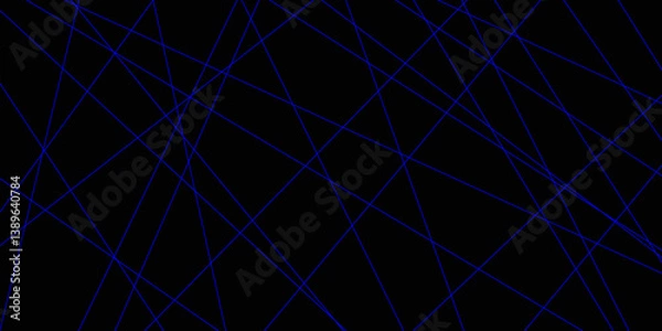 Fototapeta Abstract line background. abstract blue lines with black background creative and geometric shape with blue luxury pattern and paper texture design in illustration with blue line background.