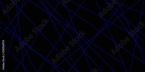 Fototapeta Abstract line background. abstract blue lines with black background creative and geometric shape with blue luxury pattern and paper texture design in illustration with blue line background.