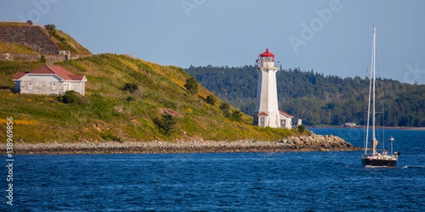 Obraz halifax harbor lighthouse