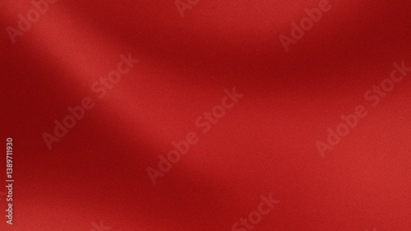 Fototapeta Red Abstract Gradient Background with Soft Light and Flowing Shadows