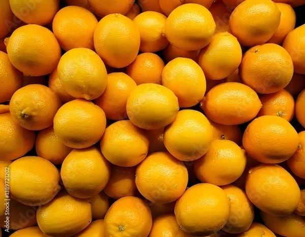 Fototapeta lemons in the market