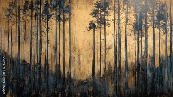 Fototapeta Wood crack scratch texture. Generative AI